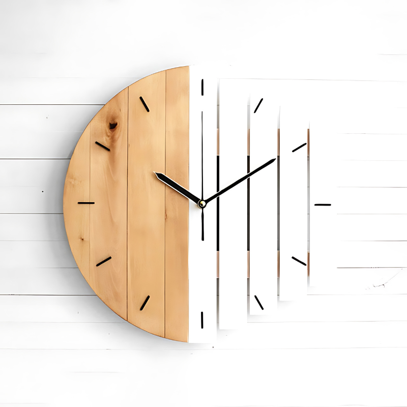 ClarityTime | Silent Wall Clock with Timeless Minimalist Design for Elegant Interiors