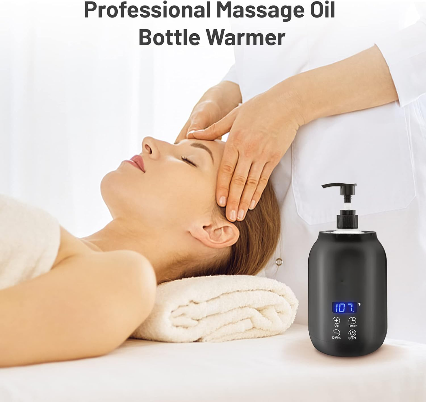 Professional Portable Electric Massage Oil Warmer – Fast Heating & Digital Control