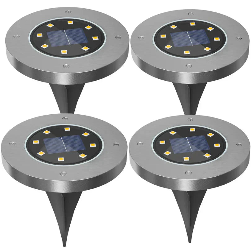 Solar Ground Lights – Weatherproof Outdoor LED Pathway Lighting Powered by the Sun