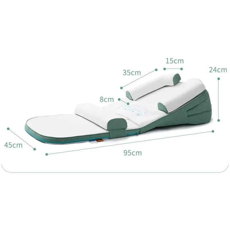 CozySlope | Baby Wedge Pillow – Anti-Reflux Side Sleeper Support Cushion for Newborns
