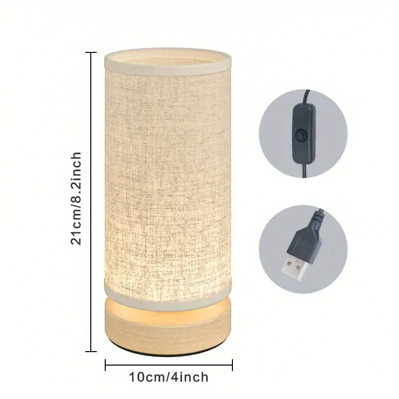 SimpleGlow – Minimalist Wooden Night Lamp with Soft Warm Light