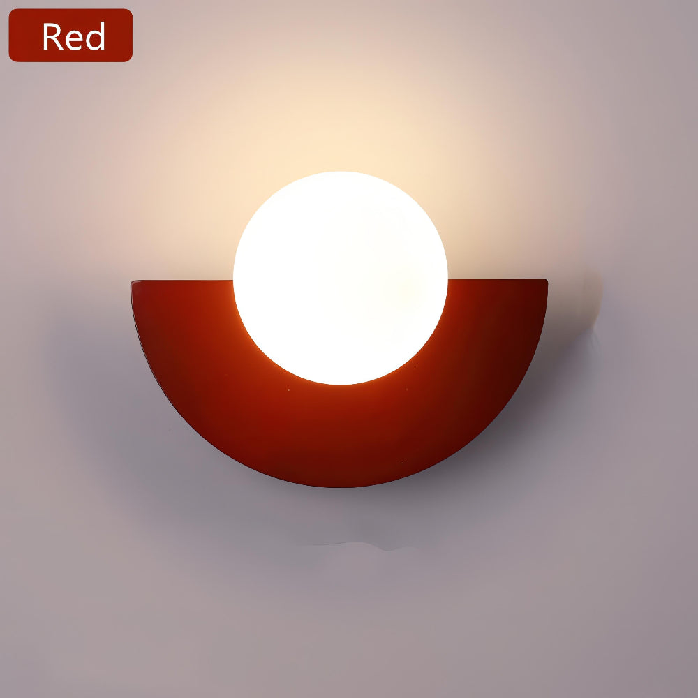 Half-Moon Wall Light – Nordic LED Design for Modern Interiors
