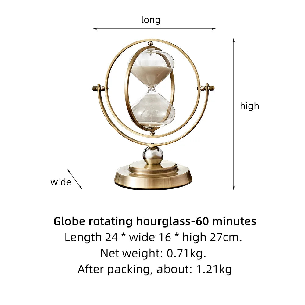 Artivo – Gold Design Hourglass | Luxury Home & Office Sand Timer Decoration