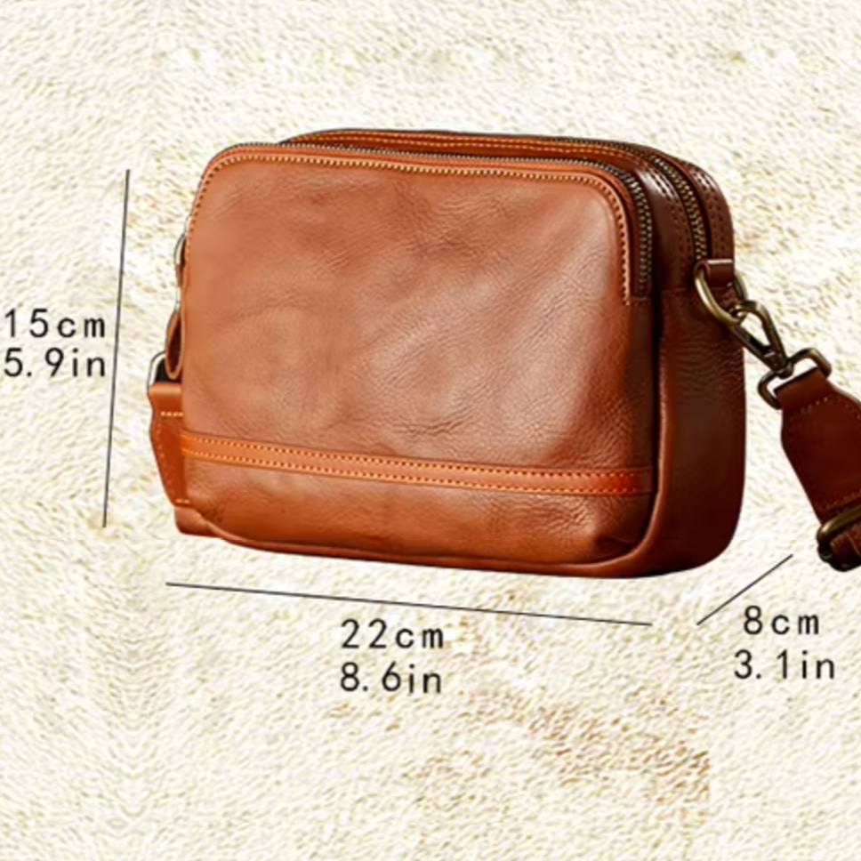 Milo | Retro Genuine Leather Crossbody Sling Bag