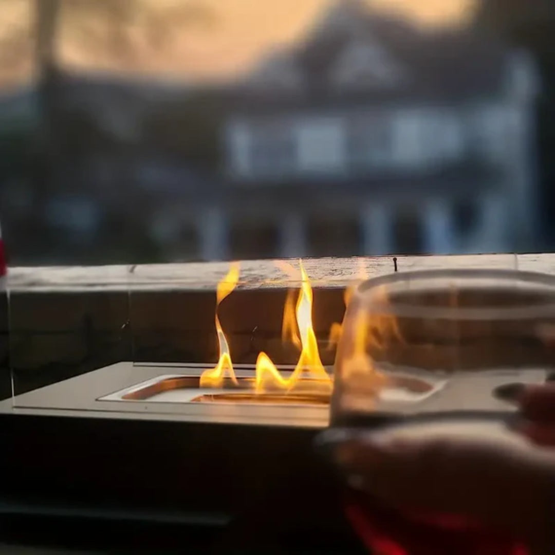 Tabletop Bio-Ethanol Fireplace – Indoor & Outdoor Smokeless Flame Heater