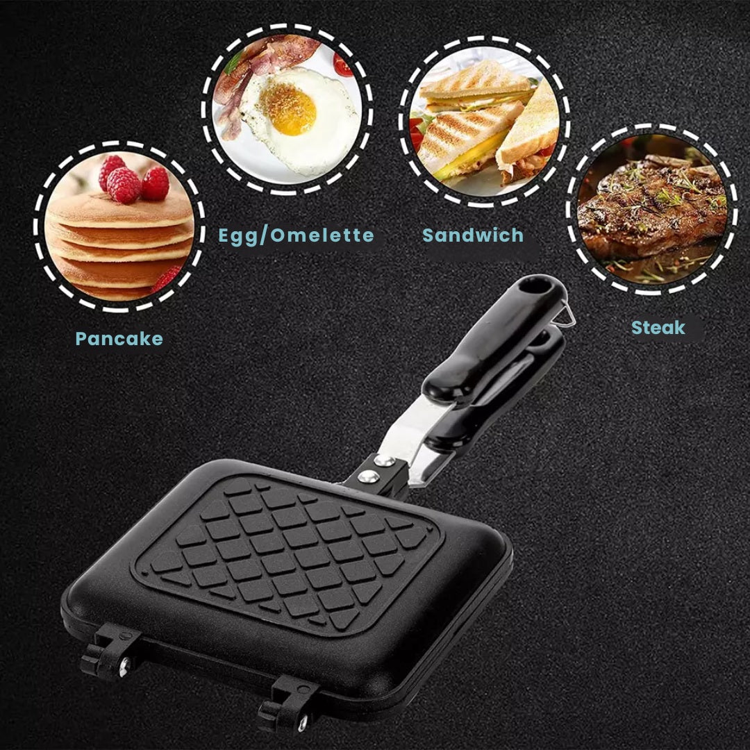 Camping Sandwich Maker – Non-Stick, Perfect for Outdoor Cooking