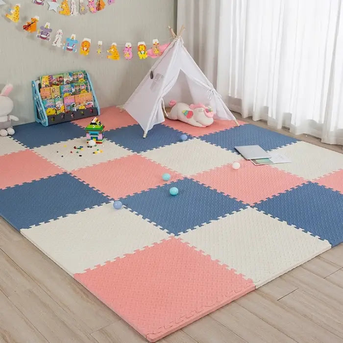 Baby Play Puzzle Mat | Soft Foam Activity Playmat for Safe & Fun Playtime