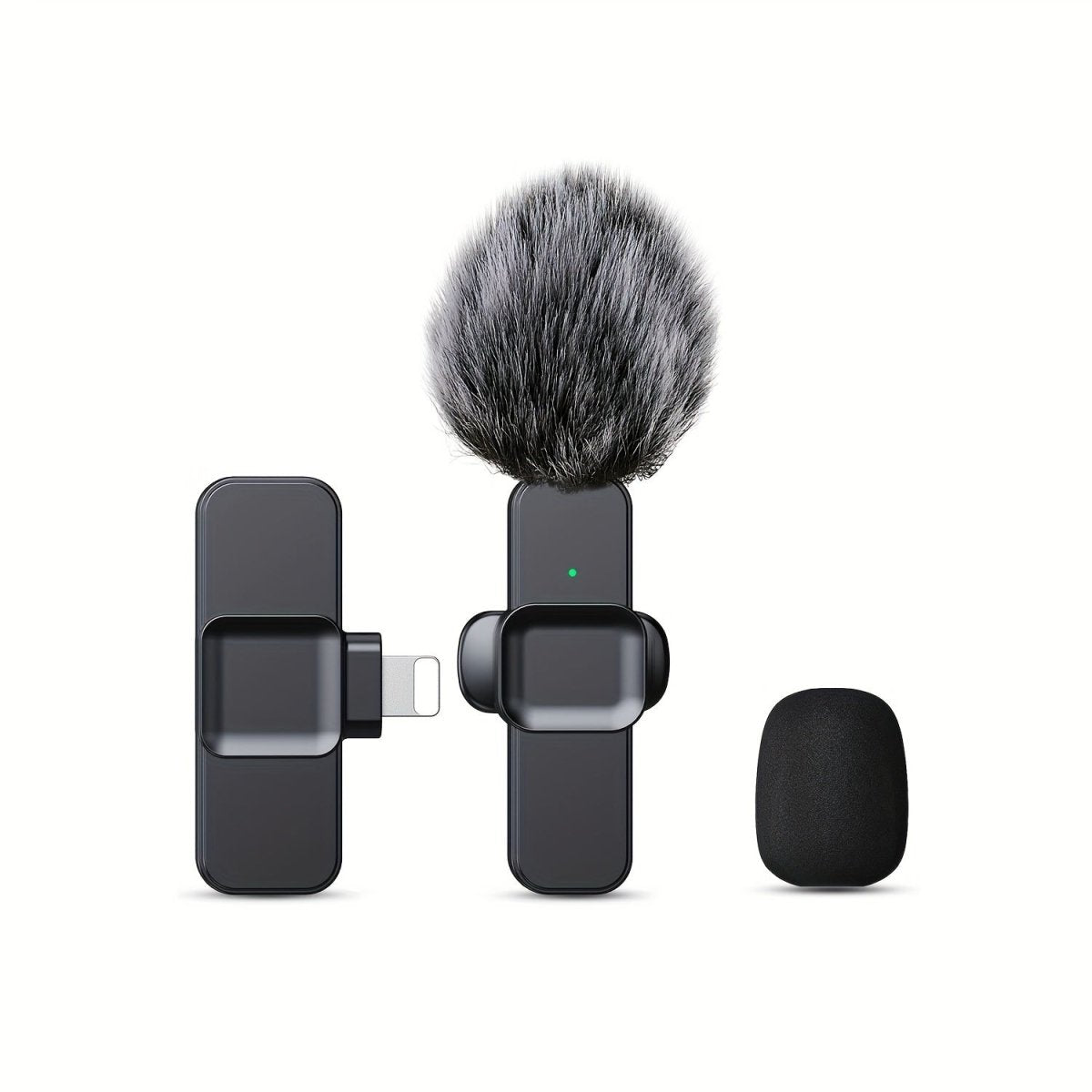 Wireless Lavalier Microphone for Smartphone & Laptop – Clip-On Mic for Vlogging, Streaming & Interviews
