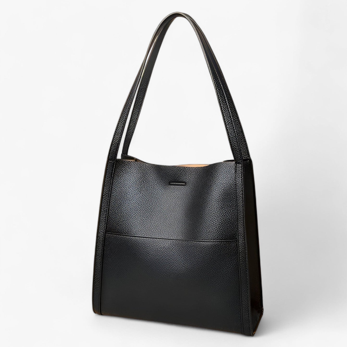 Classic Genuine Leather Shoulder Bag – Elegant & Durable Everyday Handbag for Women