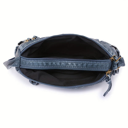 WeaveStyle | Elegant Woven Shoulder Bag – Lightweight, Spacious & Stylish Everyday Handbag