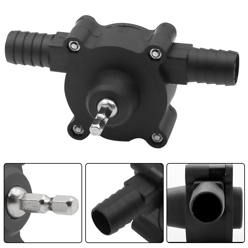 Self-Priming Transfer Pump | Fast Liquid Transfer with Electric Drill – Compact & Battery-Free