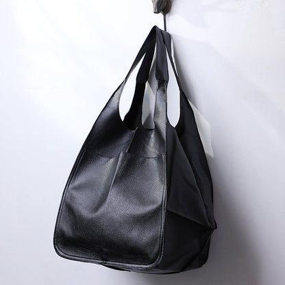 Oversized Leather Weekender Bag | Stylish Travel Handbag with Versatile Carry Options