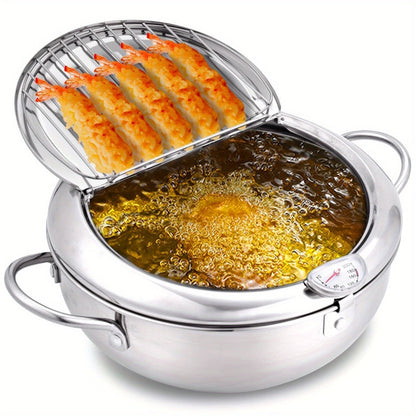 ThermaFryer – Premium Stainless Steel Deep Fryer with Temperature Control (2.2L)