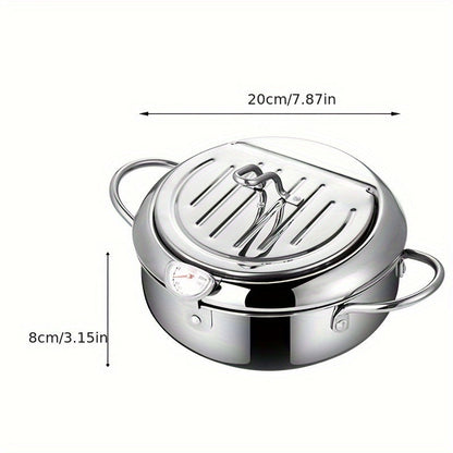 ThermaFryer – Premium Stainless Steel Deep Fryer with Temperature Control (2.2L)