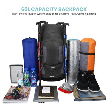 60L Waterproof Backpack – Ultimate Outdoor Backpack for All Adventures