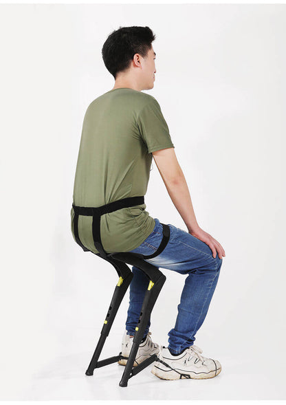 Ultra-Lightweight Portable Folding Chair – Adjustable Height Outdoor Seat with Carry Strap