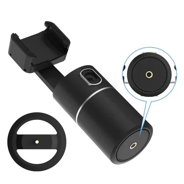 Smart Auto-Tracking Tripod – 360° Face Tracking Phone Holder with Built-In Stabiliser