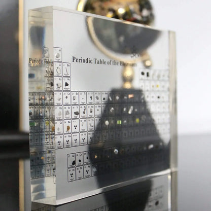 AtomVault | Educational Periodic Table Display with Real Elements – Premium Glass Science Decor