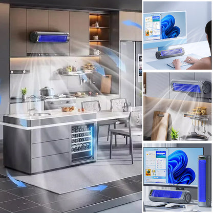 AirWave – Portable Rechargeable Air Conditioner with 12-Hour Battery Life