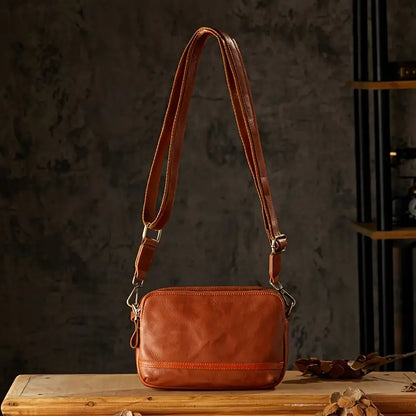 Milo | Retro Genuine Leather Crossbody Sling Bag