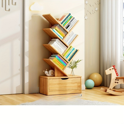 TreeShelf Vertical Bookcase – Stylish & Space-Saving Storage Solution