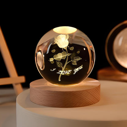 SolarSphere – Crystal Solar System with LED Lighting | Educational & Decorative Gift