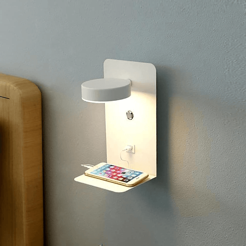 BrightSpot Night Lamp with Charger – 330° Rotating LED Desk Light with USB-C Charging Dock
