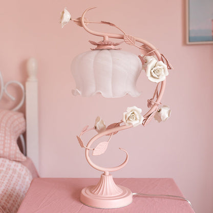 BlossomGlow – Luxurious Rose-Inspired Lamp | Elegant Ambient Lighting