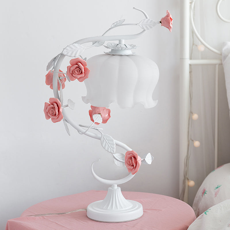 BlossomGlow – Luxurious Rose-Inspired Lamp | Elegant Ambient Lighting