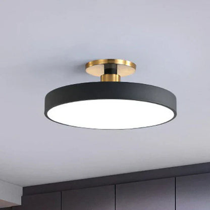 Nordic Glow LED Ceiling Light – Modern Scandinavian Round Design