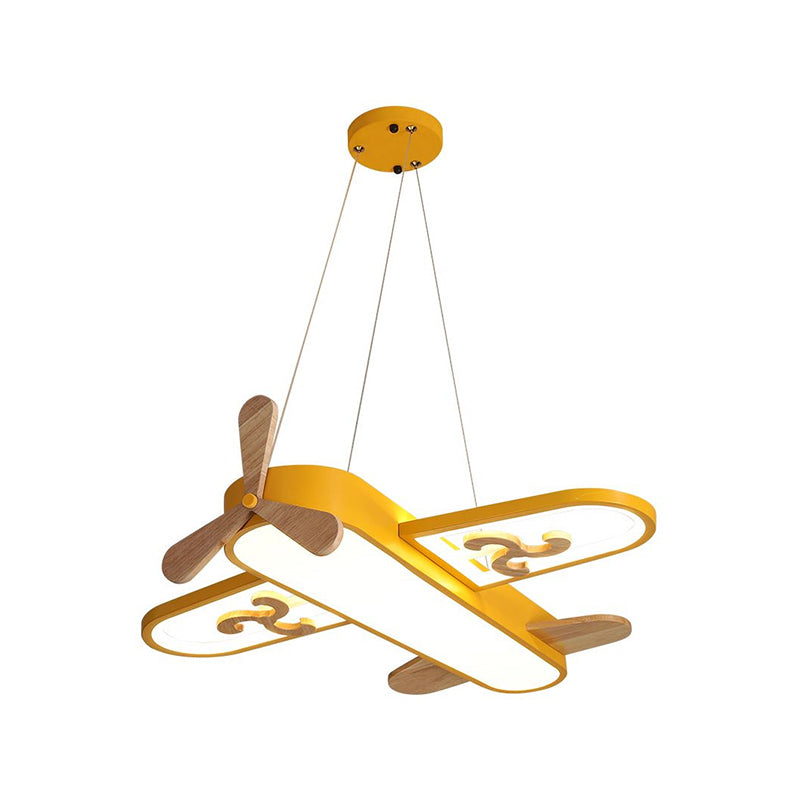 Airplane Pendant Light for Kids Room – Dimmable LED with Remote Control | Colour-Adjustable Ceiling Lamp