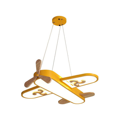 Airplane Pendant Light for Kids Room – Dimmable LED with Remote Control | Colour-Adjustable Ceiling Lamp