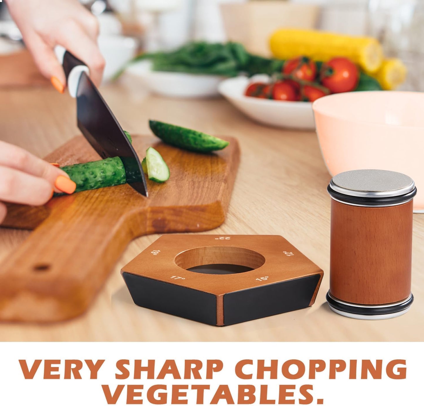 SharpRoll Manual Diamond Rolling Knife Sharpener – Compact & Precision Sharpening Tool