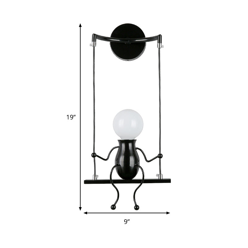 SwingDesign Wall Light – Modern Playful Wall Lamp for Bedrooms & Living Spaces