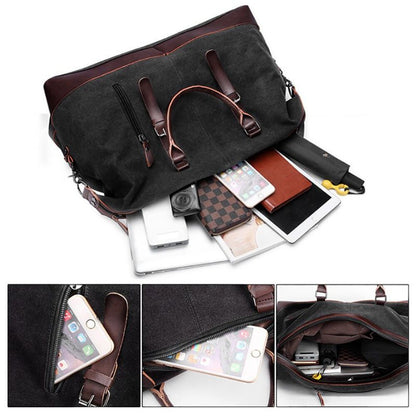 Durable 50L Travel Duffel Bag – Water-Resistant Fabric with Adjustable Shoulder Strap
