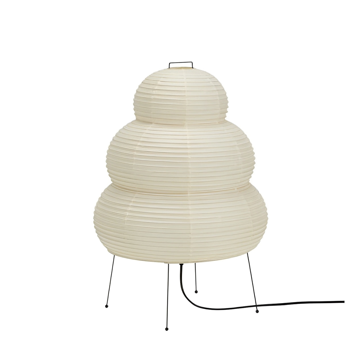 Zen Floor Lamp – Japanese Wabi-Sabi Style with 3-Mode Dimmable LED Light