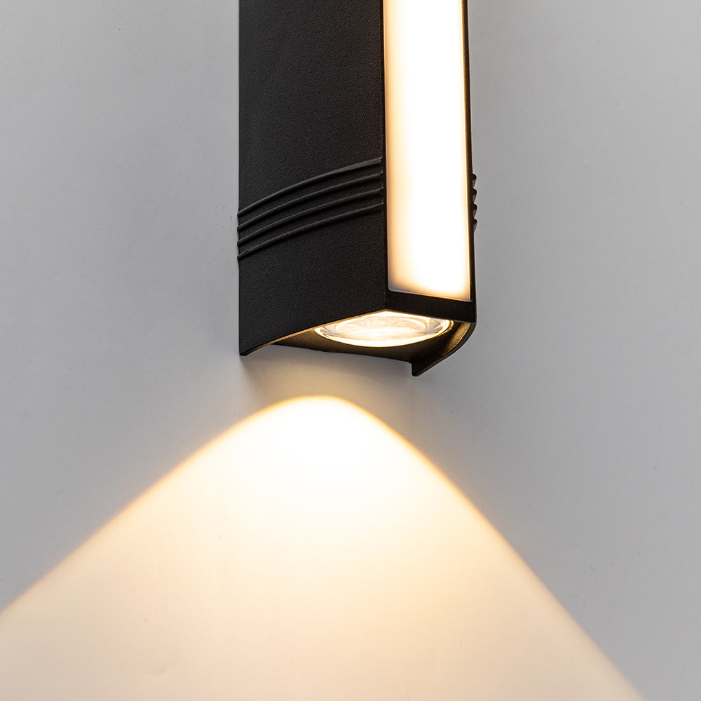Ultra-Bright Outdoor LED Wall Light – Modern Waterproof Up & Down Design for Garden, Patio & Entryways
