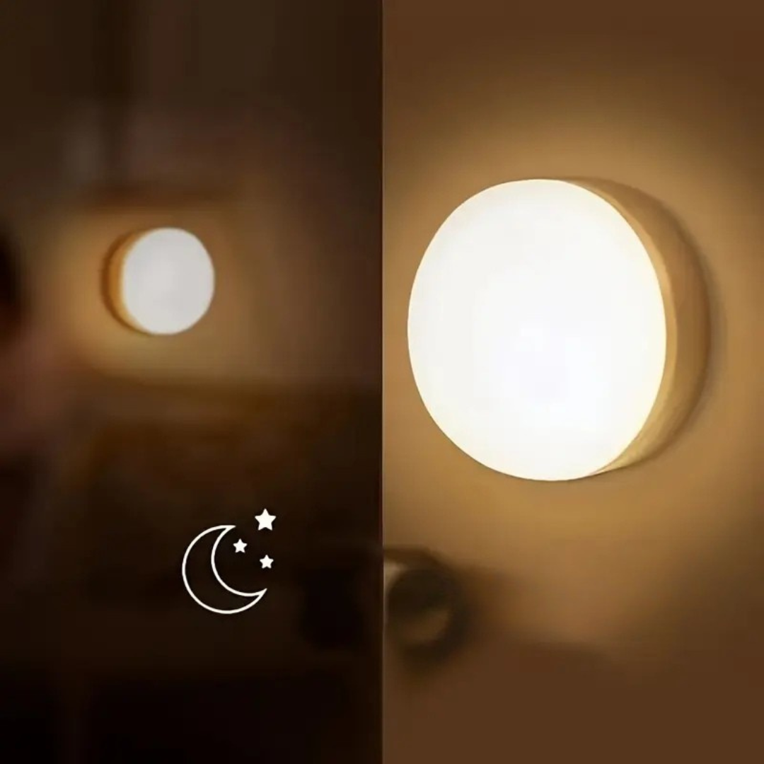 3-Pack LED Motion Sensor Night Lights – Rechargeable, Dimmable, Wireless & Magnetic