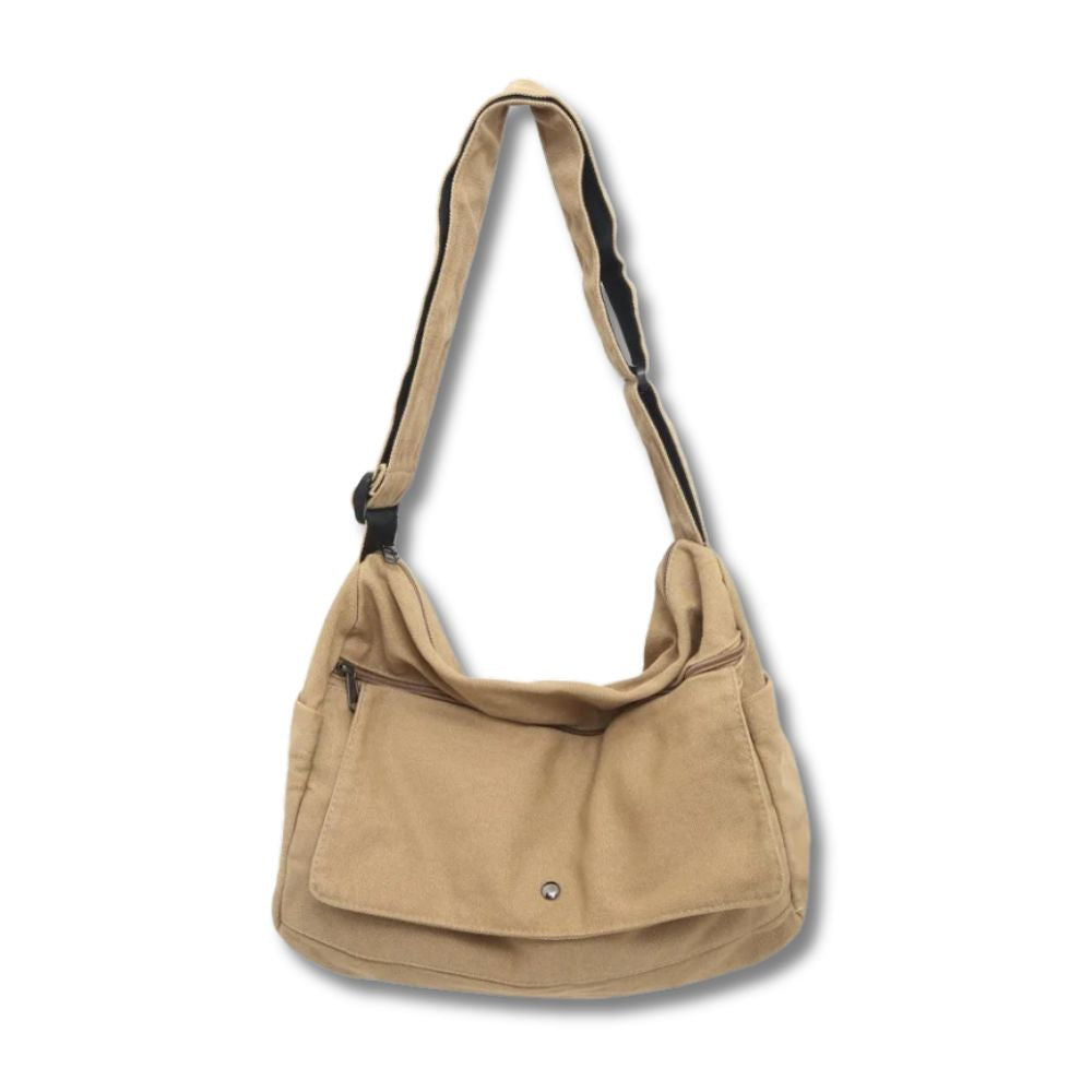CrossStream – Stylish Canvas Messenger Shoulder Sling Bag for Everyday Use