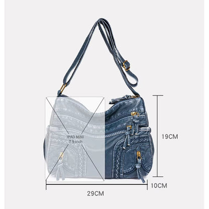 WeaveStyle | Elegant Woven Shoulder Bag – Lightweight, Spacious & Stylish Everyday Handbag