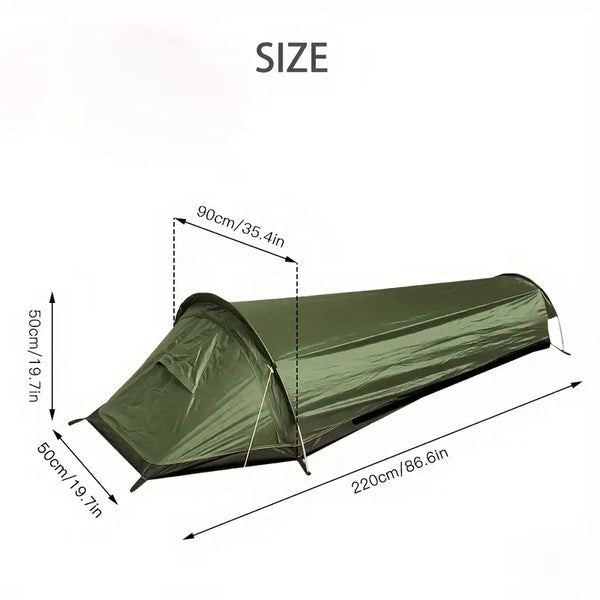 1-Person Lightweight Waterproof Camping Tent – Compact & Easy Setup