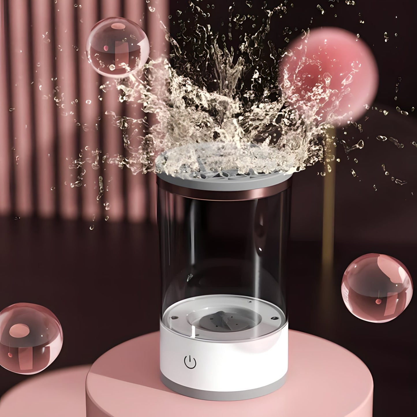 BrushBath Automatic Makeup Brush Cleaner – Deep Clean & Quick Dry for All Brushes