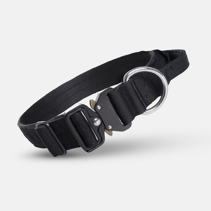 PowerGrip Tactical Dog Collar with Handle – Heavy Duty Military-Grade Collar for Large and Strong Dogs