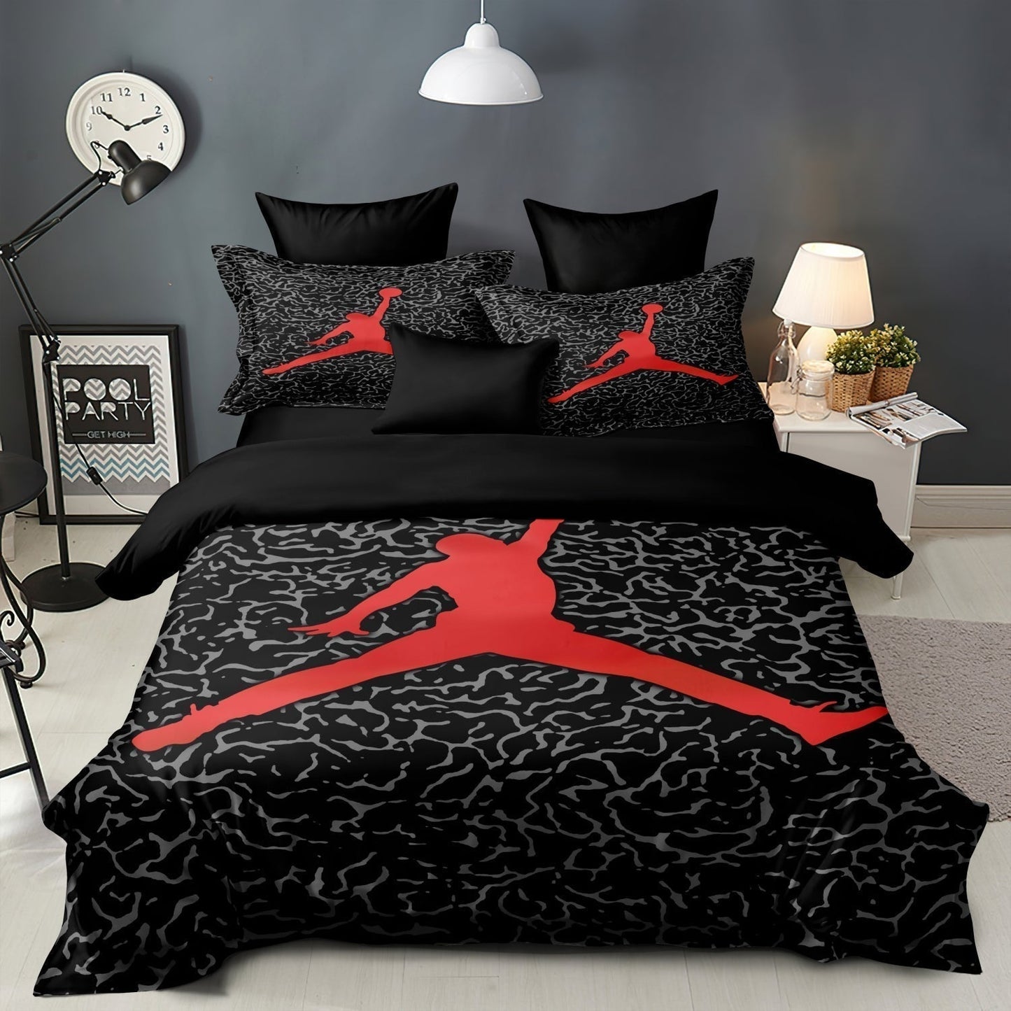 BasketDream – Basketball Duvet Cover Set for Kids & Teens | Soft & Sporty Bedding