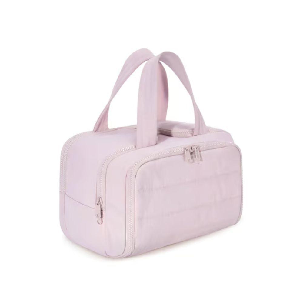 4-in-1 Puffy Toiletry Bag for Women – Large Travel Makeup & Skincare Organizer