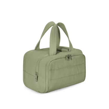 4-in-1 Puffy Toiletry Bag for Women – Large Travel Makeup & Skincare Organizer
