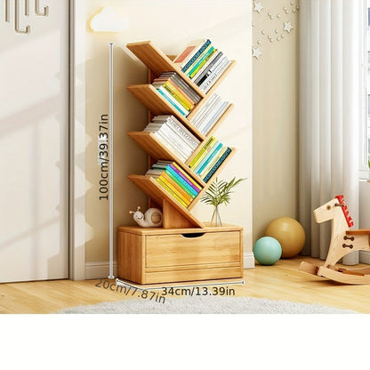 TreeShelf Vertical Bookcase – Stylish & Space-Saving Storage Solution
