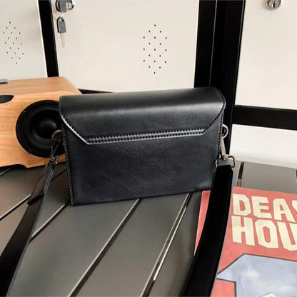 Noah Minimalist Genuine Leather Small Crossbody Sling Bag – Compact Everyday Shoulder Bag