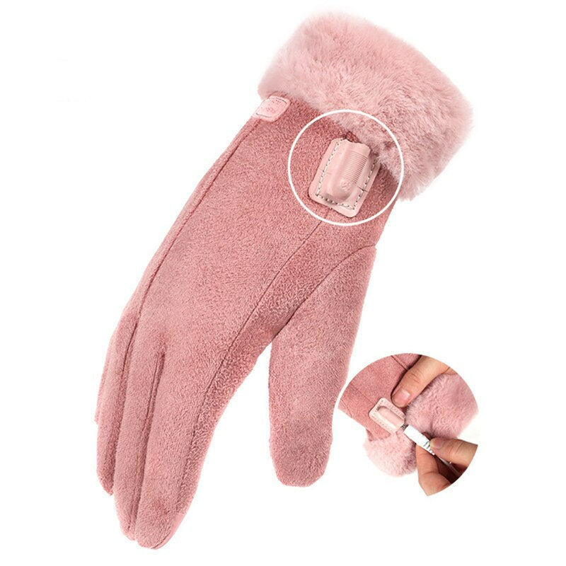 Rechargeable Heated Winter Gloves – 5000mAh Battery, Touchscreen Compatible