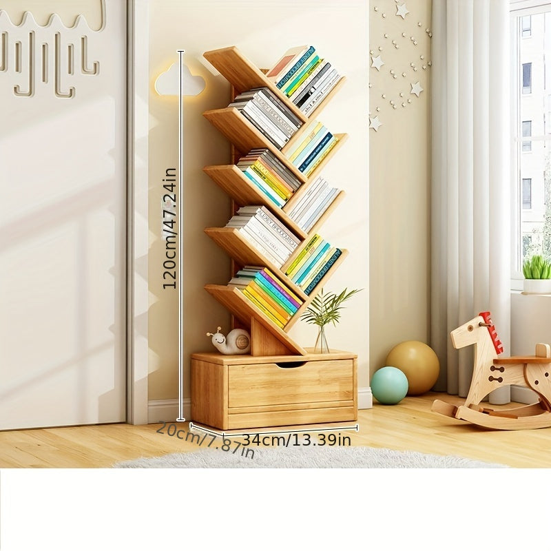 TreeShelf Vertical Bookcase – Stylish & Space-Saving Storage Solution